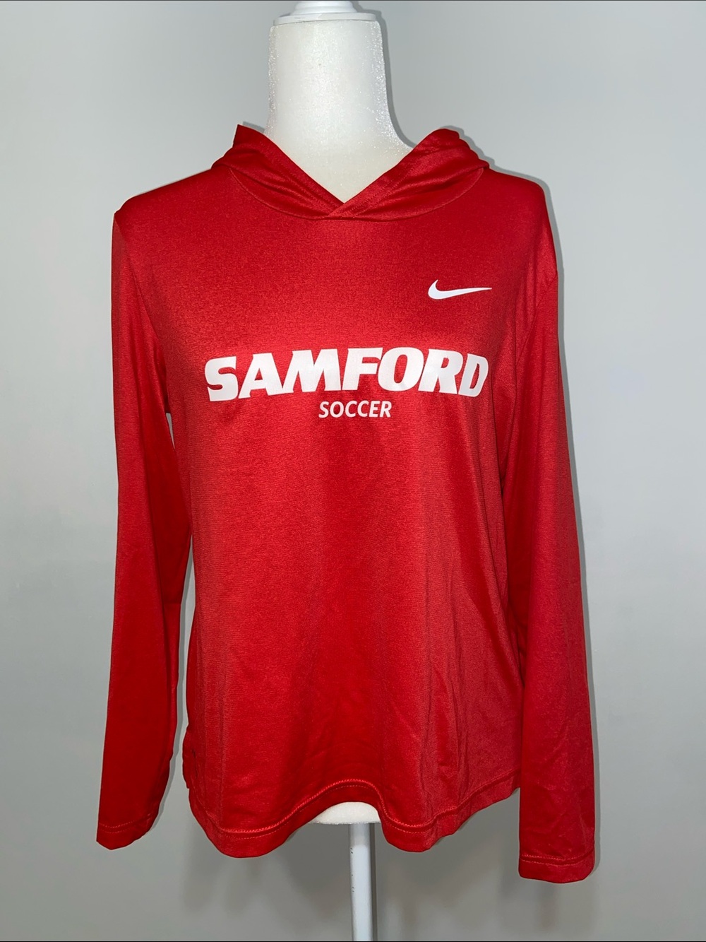 Nike Samford University Soccer Dri-Fit Performance Hoodie Long Sleeve